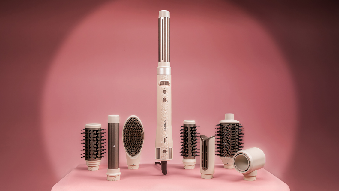 Огляд Cecotec Bamba CeramicCare 8in1 AirGlisse Gyro Champagne: універсальний стайлер для волосся